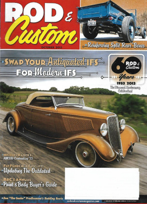 ROD & CUSTOM 2014 JUNE - DOOR REPAIRS, GAUGE POD, '49 BONNEVILLE SPEED TRIALS